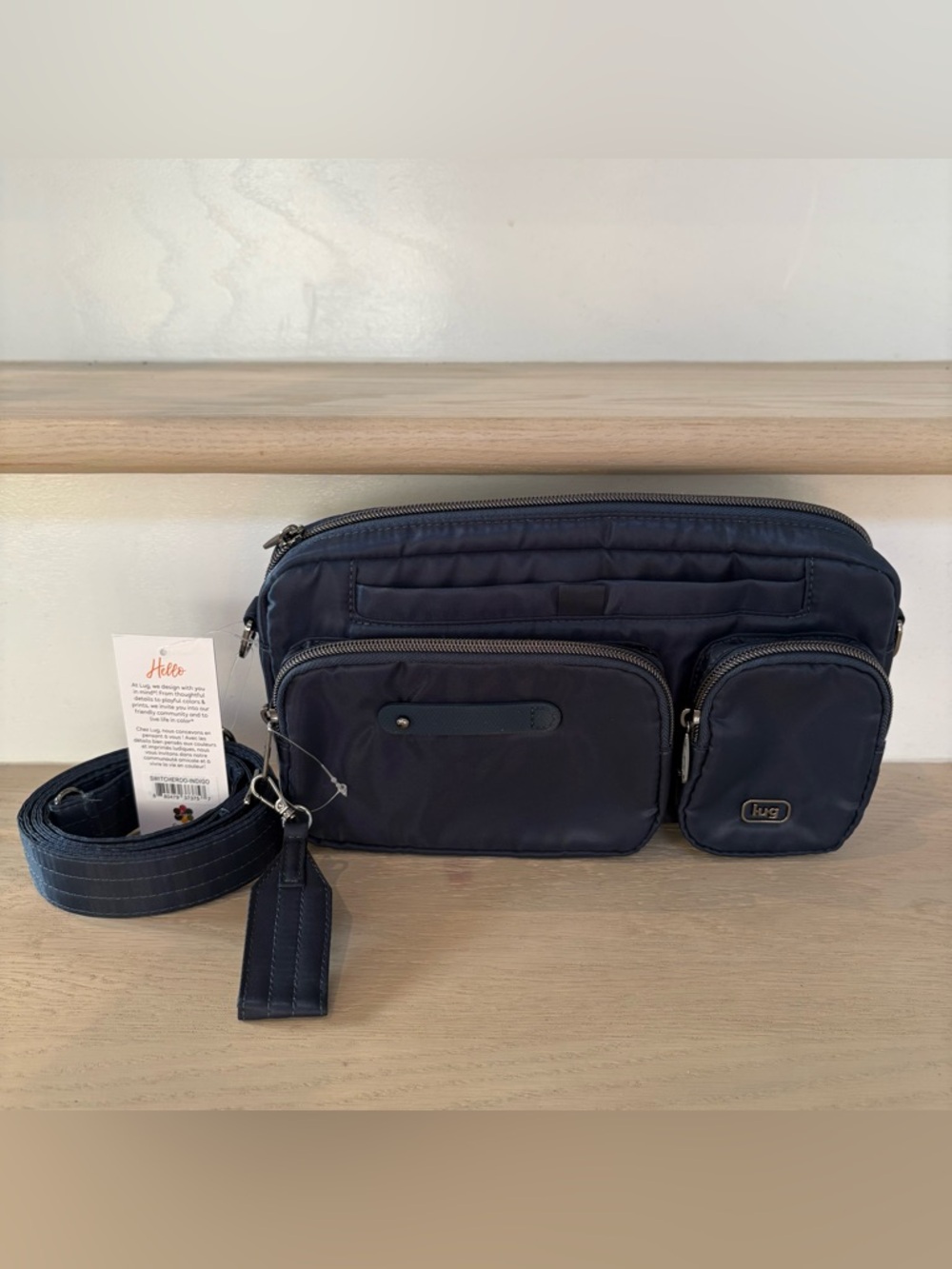 LUG | Switcheroo Crossbody Bag | Indigo